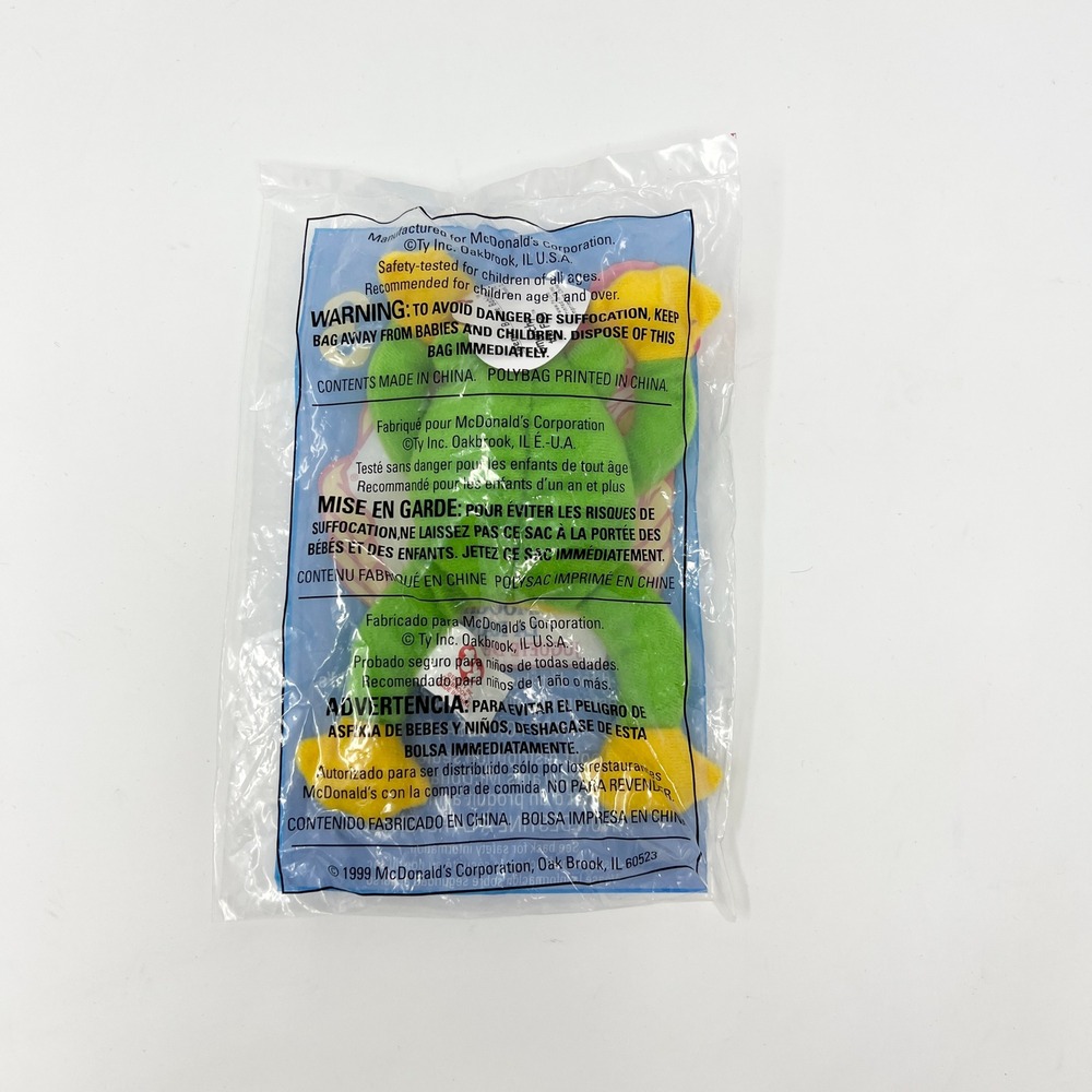 1999 McDonalds Teenie Beanie Babies Set of 4 Sealed Freckles Bongo Smoochy Inch - Picture 6 of 8